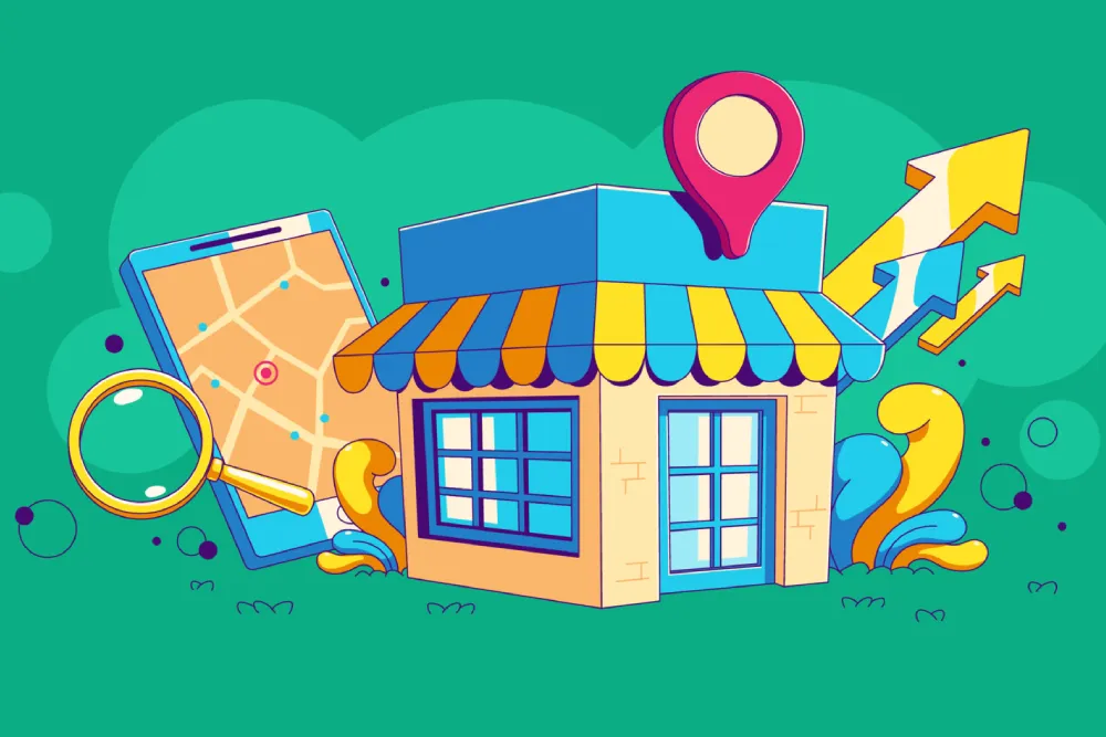 Flat design responsive website design